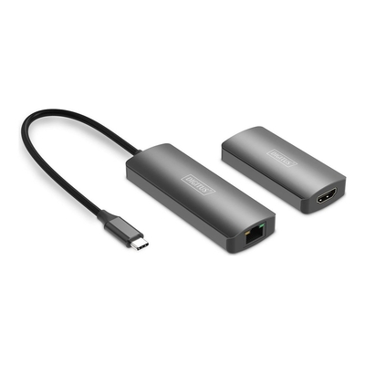 Product HDMI Extender Digitus HDMI-USB-C 4K/120Hz CAT6A 30m base image