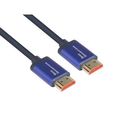 Product Καλώδιο HDMI Good Connections 2.1 SmartFLEX Blue 1m base image