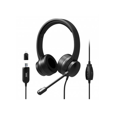 Product Ακουστικά Ασύρματα Port HEADSET COMFORT OFFICE USB + MIC base image