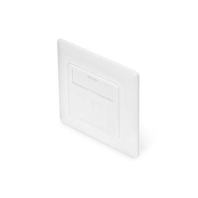 Product Αξεσουάρ Δικτύου Digitus Keystone Frontplatte for Keystone Module 80x80 White base image