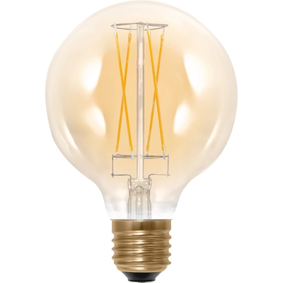 Product Λάμπα LED Segula Globe 95 gold E27 5W 340Lm 1900K dimmable base image