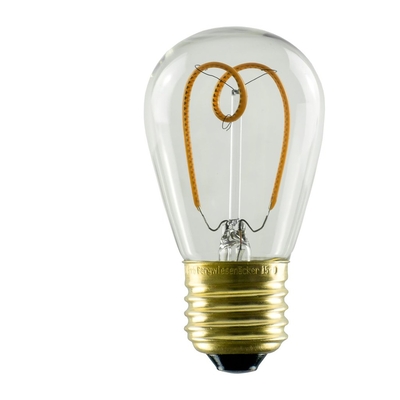 Product Λάμπα LED Segula Soft Mini Rustika clear E27 3,2W 2200K dimmable base image
