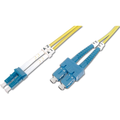 Product Καλώδιο Οπτικής Ίνας Digitus LWL PatchCable LC -> SC 10.00m Singlemode Duplex OS2 base image