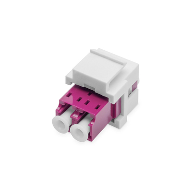 Product Αντάπτορας Οπτικής Ίνας Digitus LWL coupling LC/LC Multimode-OM4 Dupl.Keystone-Modul base image