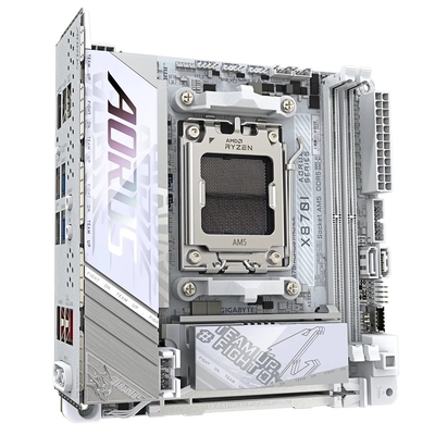 Product Μητρική Κάρτα Gigabyte X870I AORUS PRO ICE (X870,AM5,mITX,DDR5) base image
