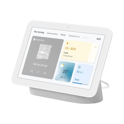 Product Smart Hub Google Nest Hub 2 Chalk 7" Display EU Ware Android base image