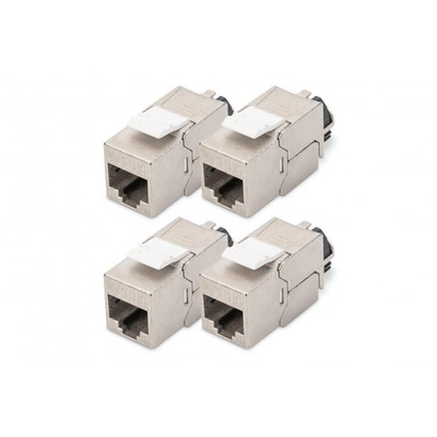 Product Βύσμα Δικτύου Digitus CAT 6A Keystone Modul shielded with Cablemanager 4pcs. base image