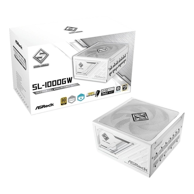 Product Τροφοδοτικό 1000W ASRock Steel Legend SL-1000GW ATX 80+ Gold WH retail base image