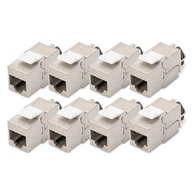 Product Βύσμα Δικτύου Digitus CAT 6A Keystone Modul shielded with Cablemanager 8pcs. base image