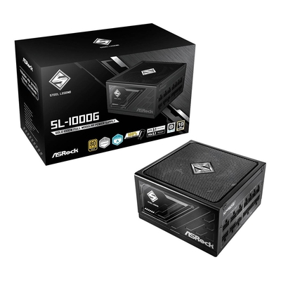 Product Τροφοδοτικό 1000W ASRock Steel Legend SL-1000G ATX 80+ Gold BK retail base image