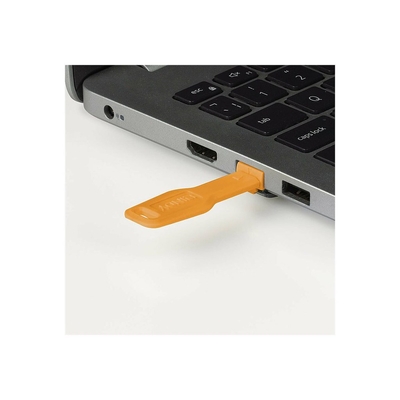 Product Port Locks Lindy RJ45 Orange, 10 pcs + 1 key base image