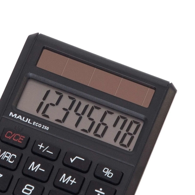 Product Αριθμομηχανή Maul ECO 250, 8 digits Black base image