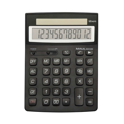 Product Αριθμομηχανή Maul ECO 950, 12 digits Black base image