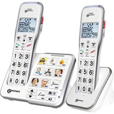Product Ασύρματο Τηλέφωνο Geemarc AmpliDECT 595-2 hearing impairede + picture keys base image