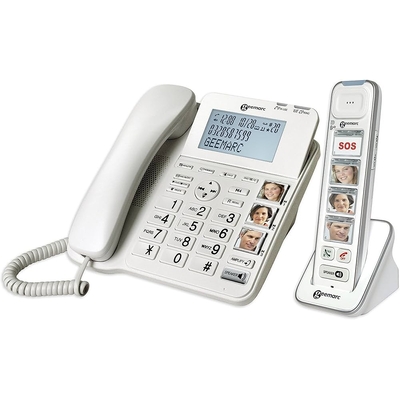 Product Ενσύρματο Τηλέφωνο Geemarc AmpliDECT Combi-Photo 295 hearing impaired + picture keys base image