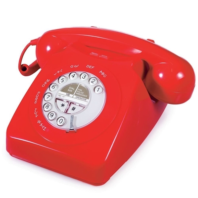 Product Ενσύρματο Τηλέφωνο Geemarc Retro Telefon Mayfair (red) base image