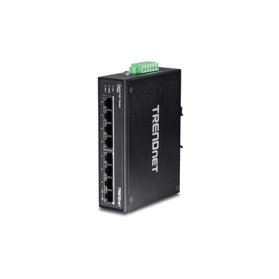Product Network Switch Trendnet 8-Port Industrial Gigabit PoE+ DIN-Rail Mini base image
