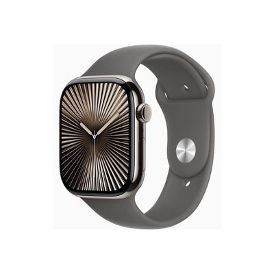 Product Smartwatch Apple Watch 10 Cell. 46mm Natural Titanium (Stone Grey) M/L base image