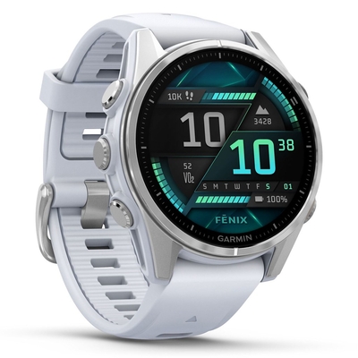 Product Smartwatch Garmin fenix 8 (43mm) Whitestone/Silver base image