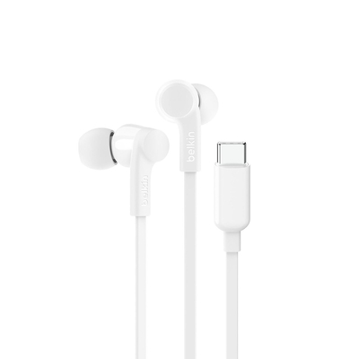 Product Handsfree Ακουστικά Belkin Rockstar InEar USB-C, White G3H0002hqWHV2 base image