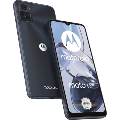 Product Smartphone Motorola Moto E22 astro Black base image
