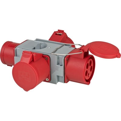 Product Βιομηχανική Πρίζα Brennenstuhl Cross distributor CEE400V/32A 3 fold base image