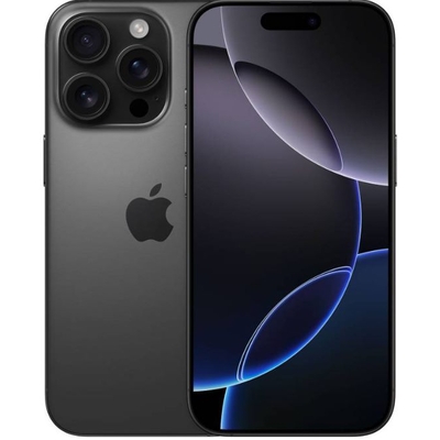 Product Smartphone Apple Iphone 16 Pro 512gb Black Titanium Mynm3sx/A base image