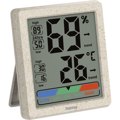 Product Θερμόμετρo & Υγρασιόμετρo Hama Ponza, digital for indoor 222227 base image