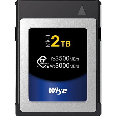Product Κάρτα Μνήμης CF 2TB Wise CFexpress 4.0 Type B Mk-II WI-CFX4-B2048M2 base image