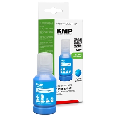 Product Μελάνι Συμβατό KMP C149 cyan with Canon GI-56 C base image