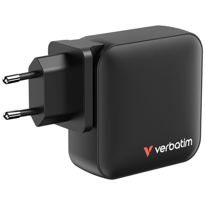 Product Φορτιστής Πρίζας Verbatim Mini GaN 165W 3xUSB-C 1xUSB-A US/EU/UK A.32216 base image