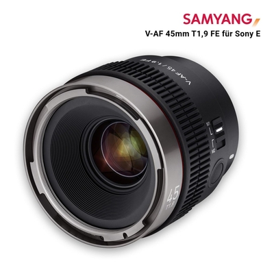Product Φακός Φωτογραφικών Samyang V-AF T 1,9/45 FE Sony E base image