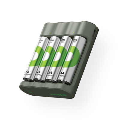 Product Φορτιστής Μπαταριών GP ReCyko 4-Port USB B441 incl. 4xAA 2100mH base image