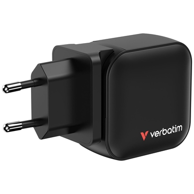 Product Φορτιστής Πρίζας Verbatim Mini GaN 70W 2xUSB-C PD, 1xUSB-A QC 3.0 32229 base image