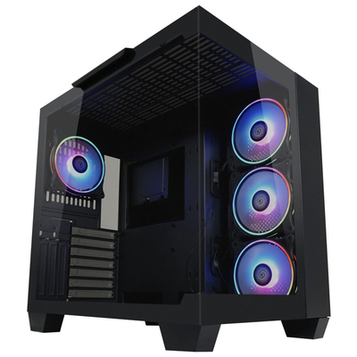 Product Κουτί Η/Υ LC-Power Midi LC-809B-ON Shaded Gaming Black base image
