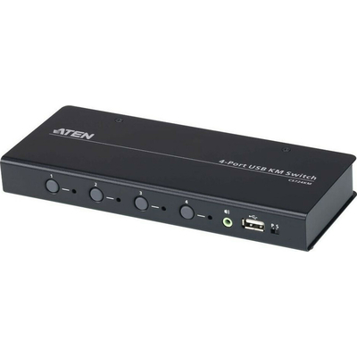 Product KVM Switch Aten CS724KM USB Boundless KM - keyboard/mouse/USB/audio - 4 ports base image