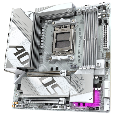 Product Μητρική Κάρτα Gigabyte AMD AM5 B850M Aorus ELITE WIFI6E ICE base image