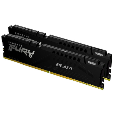 Product Μνήμη RAM Σταθερού DDR5 32GB Kingston FURY Beast - 2 x 16GB - DIMM 288-pin - 6800 MHz / PC5-54400 base image