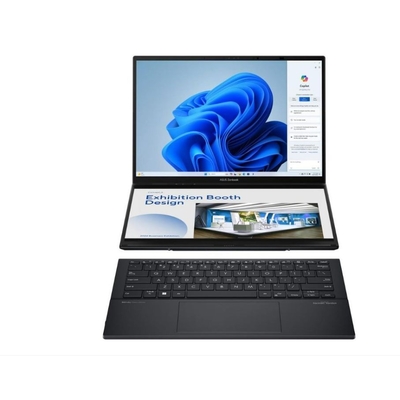 Product Laptop Asus 14" ZenBook Duo Intel Core Ultra 9-285H/32GB/SSD 2TB/Windows 11 (90NB14X1-M002D0) base image