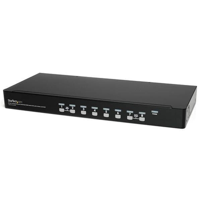 Product KVM Switch StarTech 8 Port 1U Rackmount Kit with OSD and Cables - 8 Port (SV831DUSBUK) base image