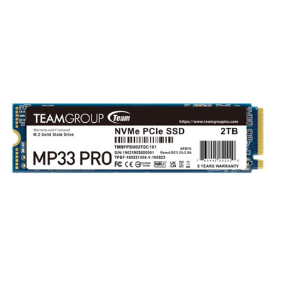 Product Σκληρός Δίσκος M.2 SSD 2TB Team Group MP33 Pro - PCIe 3.0 x4 (NVMe) base image