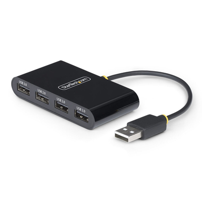 Product USB Hub StarTech 4-Port USB 2.0 Mini Multi-Port 480Mbps, Overcurrent Protection base image