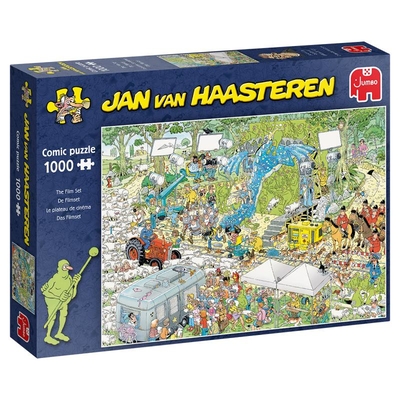 Product Παζλ Jumbo Jan van Haasteren Das Filmset 1000 κομμάτια base image