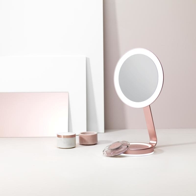 Product Καθρέφτης με LED Babyliss Στρογγυλός 34x26x29cm Ροζ base image