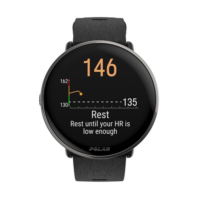 Product Smartwatch Polar Ignite 3 Titanium Μαύρο Σιλικόνης S/L base image