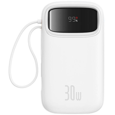 Product Powerbank Baseus QPow 2 20000mAh 30W 2xUSB-C Λευκό base image