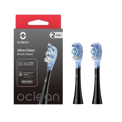 Product Ανταλλακτικές Κεφαλές για Οδοντόβουρτσα OClean Ultra Clean 2x Μαύρο base image