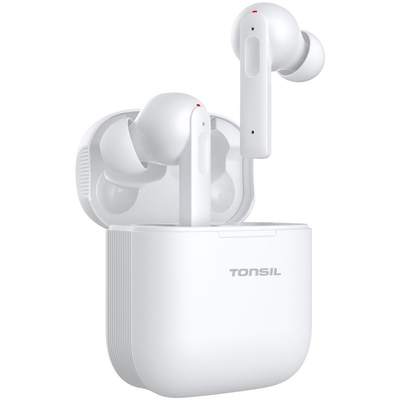 Product Ακουστικά Bluetooth Tonsil T55BT Λευκά base image