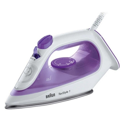 Product Σίδερο Ατμού Braun TexStyle 1 SI 1080.VI Λευκό-μοβ base image