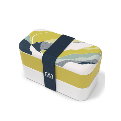 Product Δοχείο Φαγητού Monbento Bento Original Graphic Altitude μουσταρδί base image
